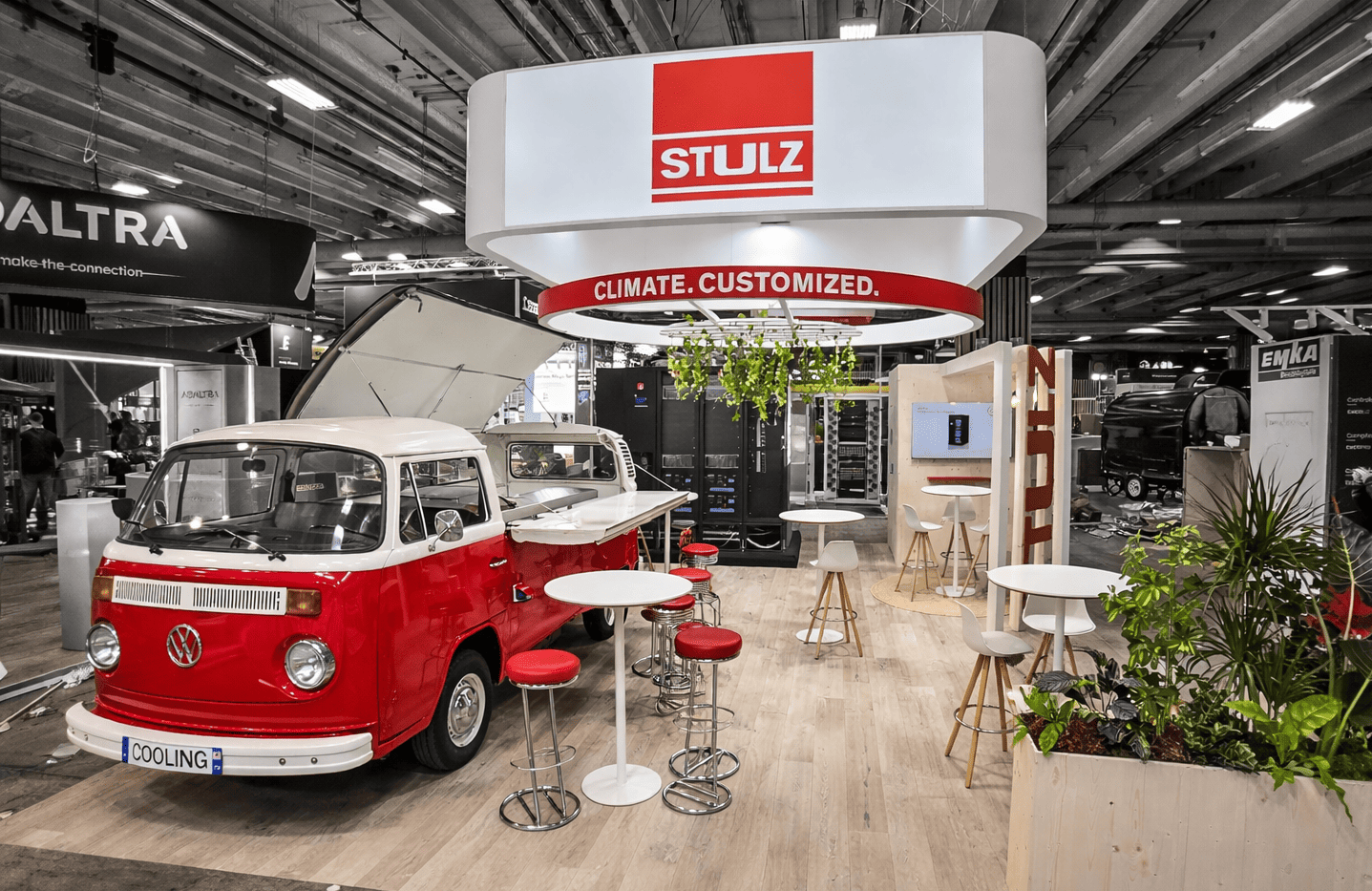 Stand STULZ salon professionnel Paris — Groupe Pallas standiste