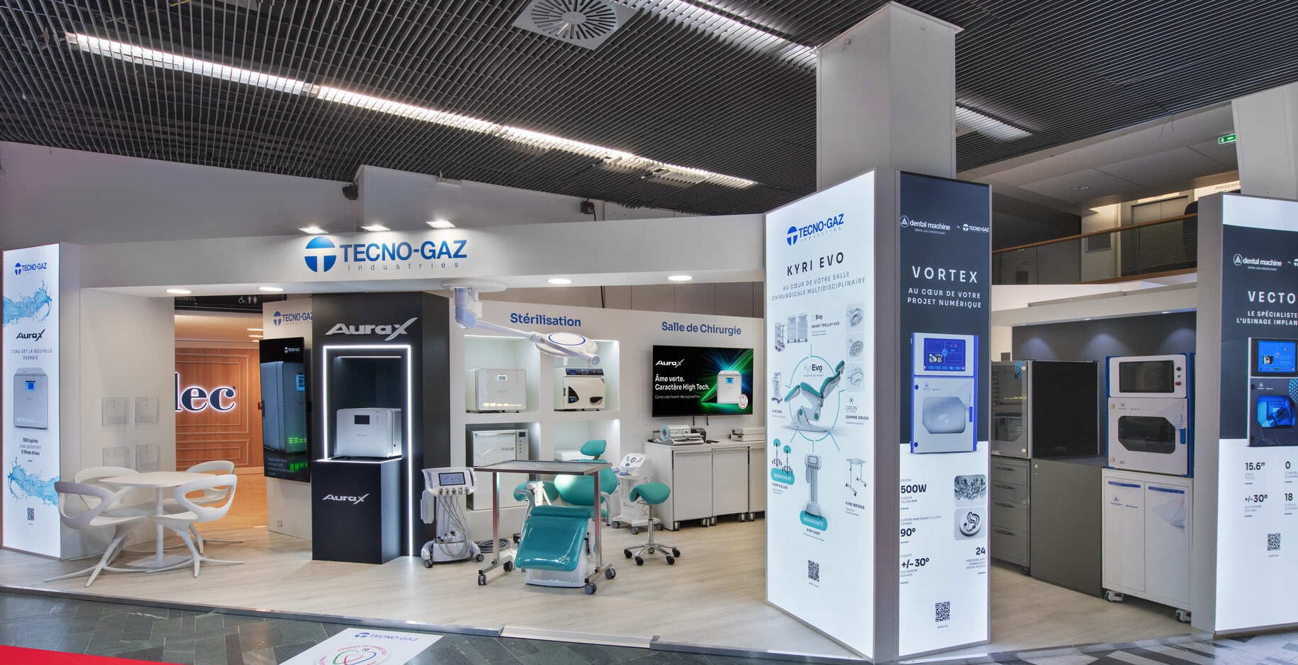 Salon ADF Paris, Palais des conhgrès de Paris Stand sur mesure 27 m2, Tecno Gaz