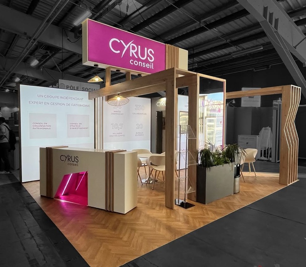 stand design Cyrus conseil