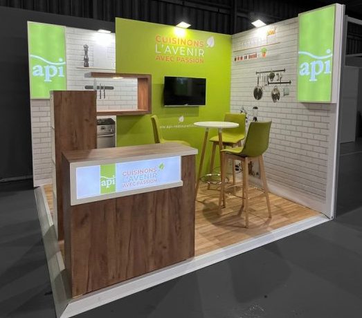 Stand API Restauration - FEHAP Porte de Versailles - Groupe Pallas