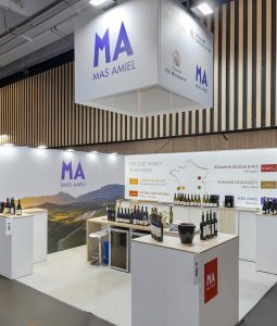 Stand sur mesure Mas Amiel pour le salon du vin