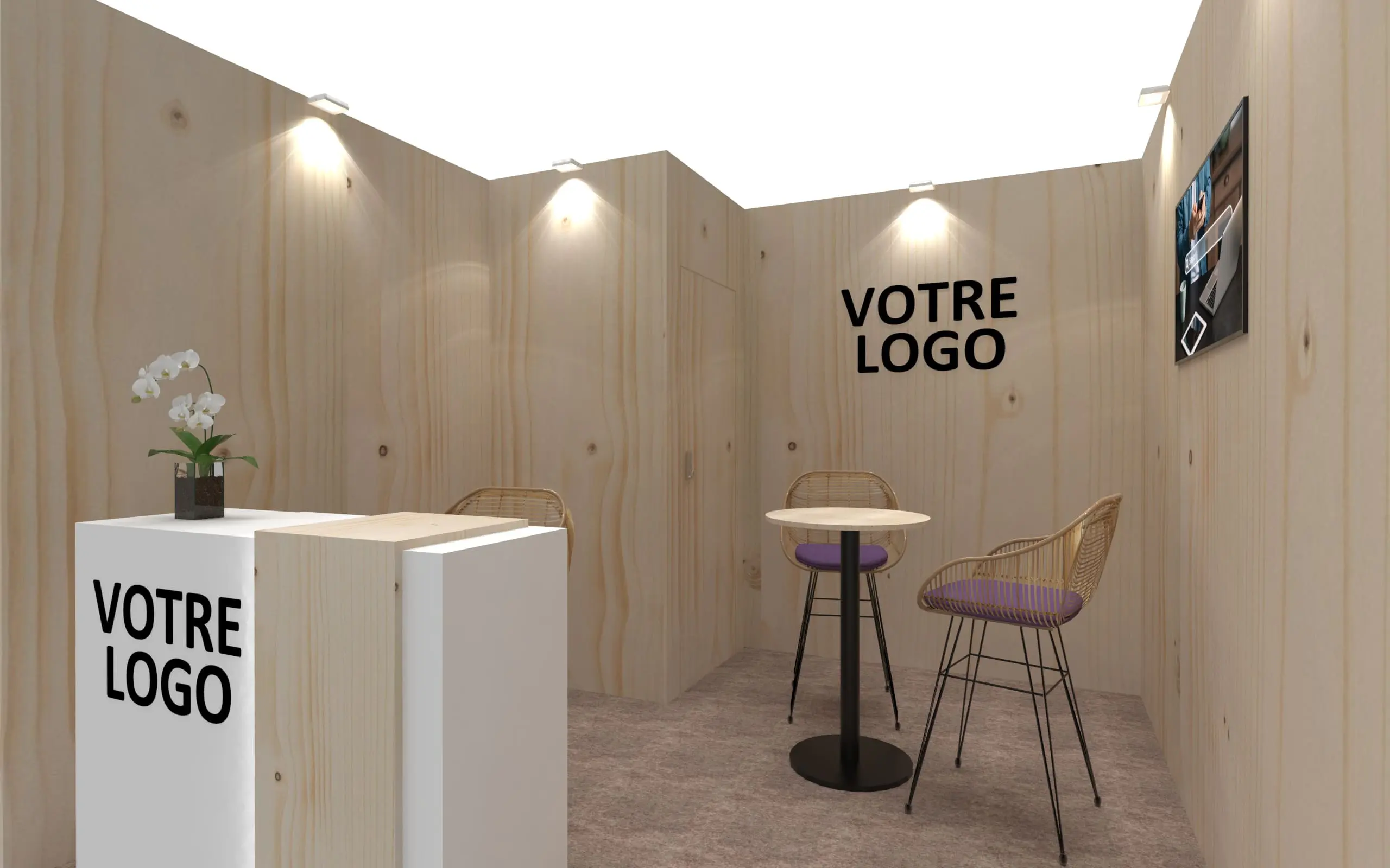 Stand en tripli