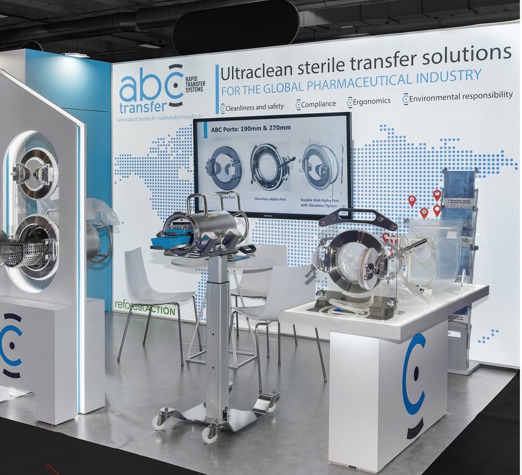 Stand technique B2B conçu par Groupe Pallas au Parc des Expositions Paris Le Bourget