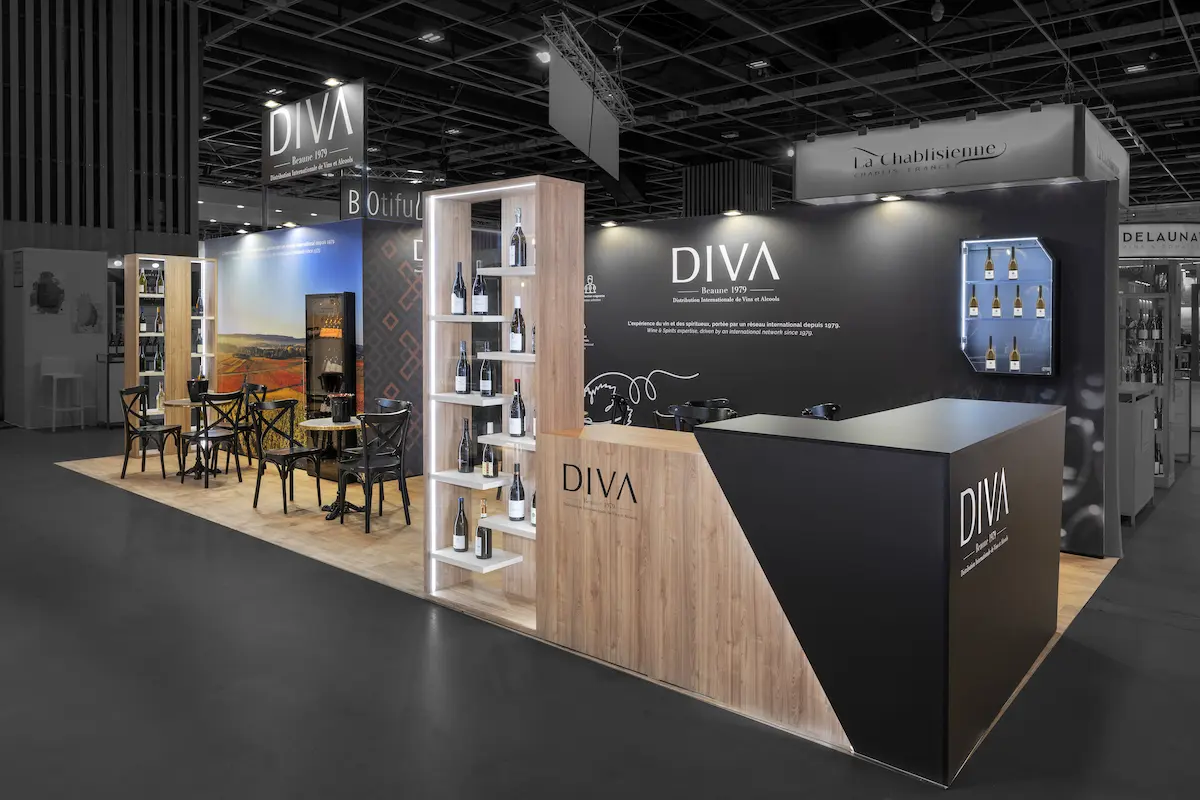 Stand Diva Beaune Wine Paris - Groupe Pallas standiste Paris