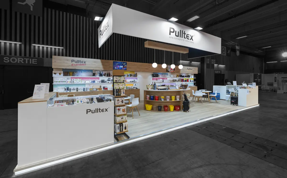 Stand Pulltex 73m² Wine Paris — Groupe Pallas standiste