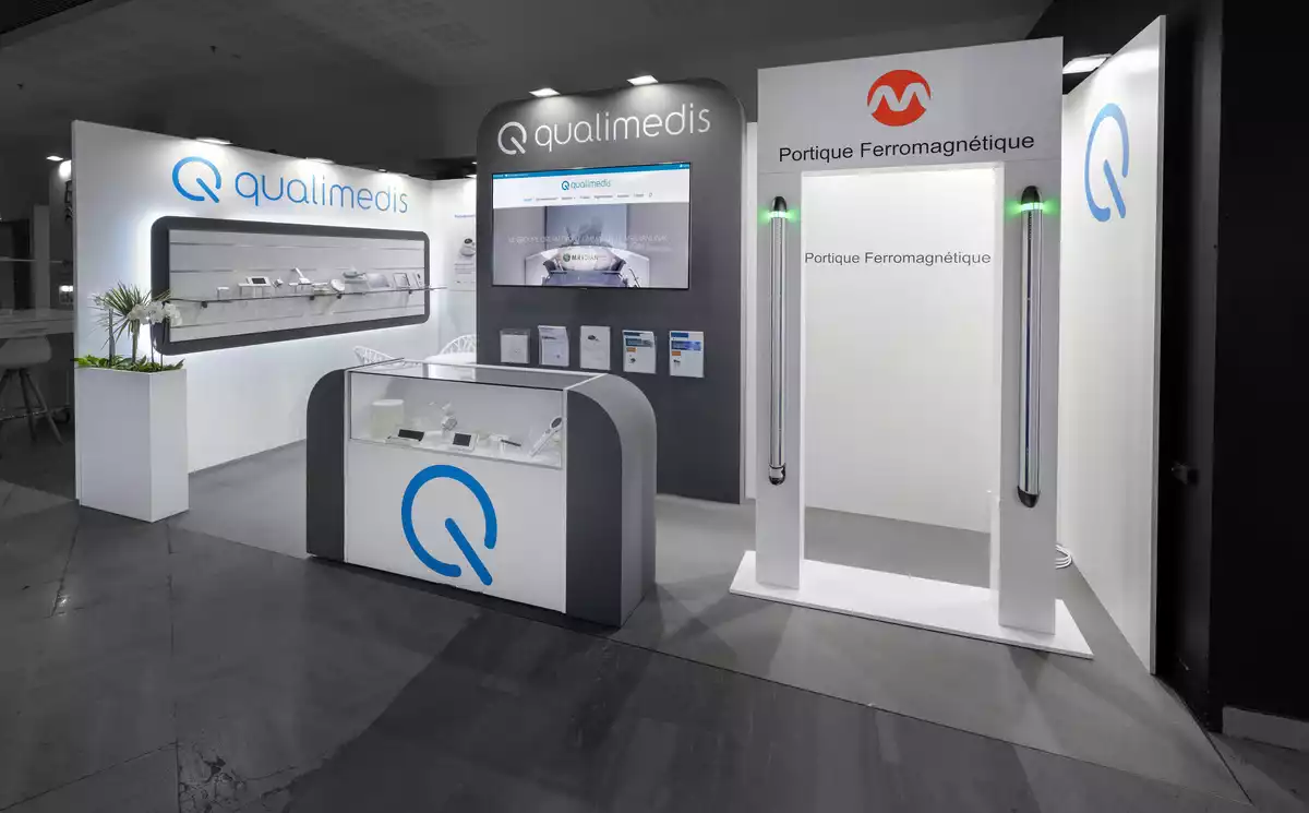 Stand médical Qualimedis - Journées Françaises de Radiologie - Groupe Pallas