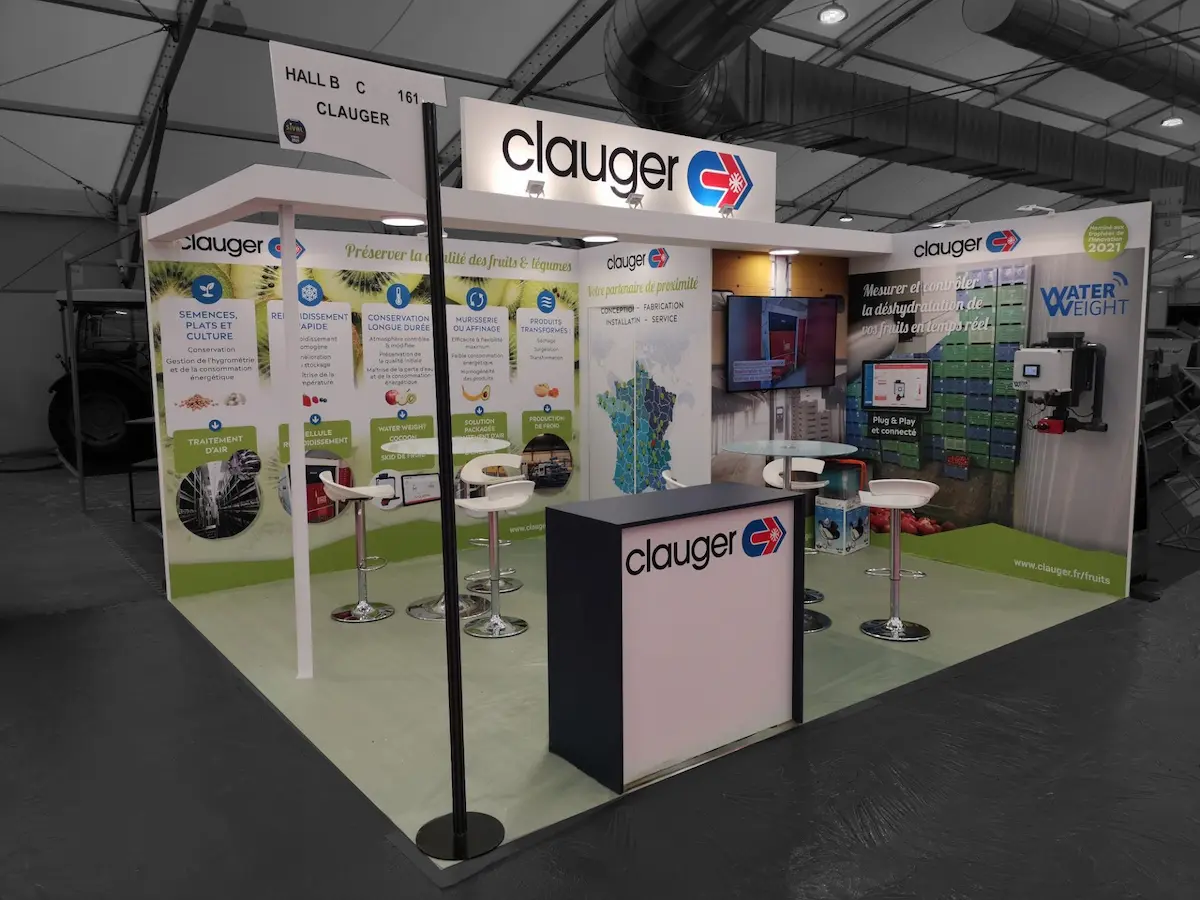 Stand Clauger sur mesure au salon SIVAL 2022 — Groupe Pallas standiste