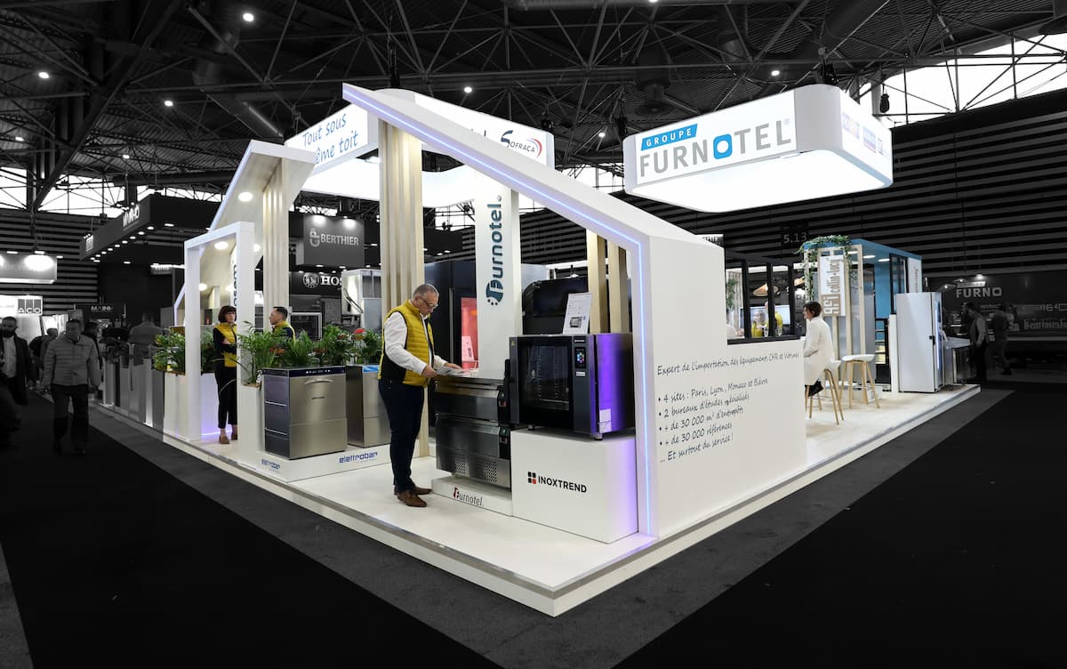 Stand sur mesure Groupe Furnotel — SIRHA Eurexpo Lyon