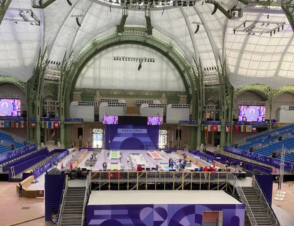 Habillage des tribunes grand palais paris 2026