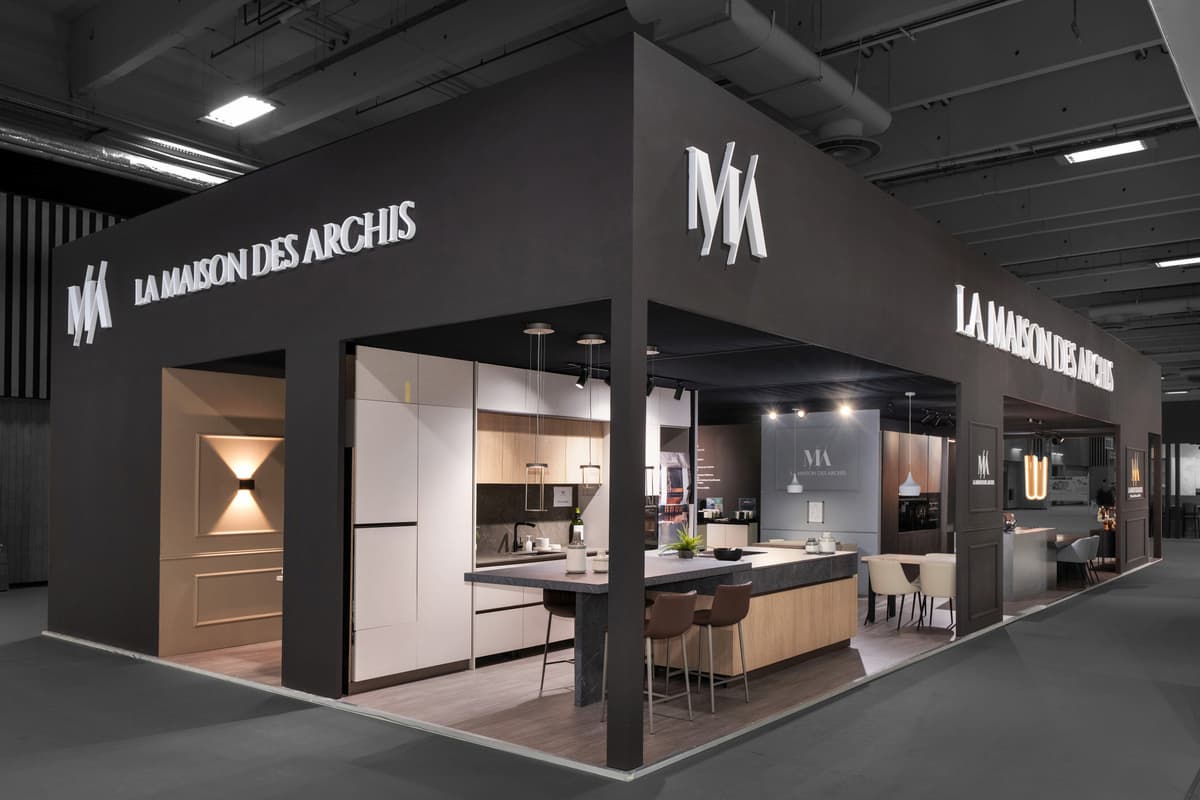 Stand sur mesure La Maison des Archis — Foire de Paris Porte de Versailles
