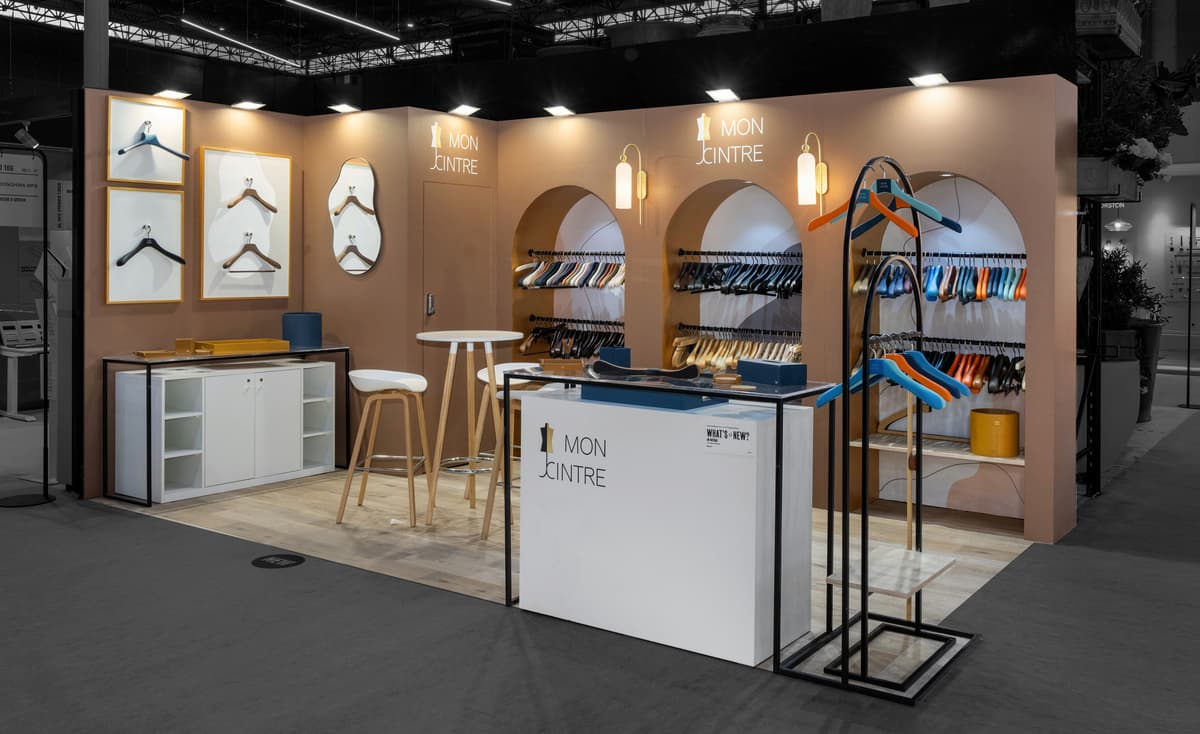 Stand Mon Cintre Maison Objet 2026 – Groupe Pallas standiste Paris
