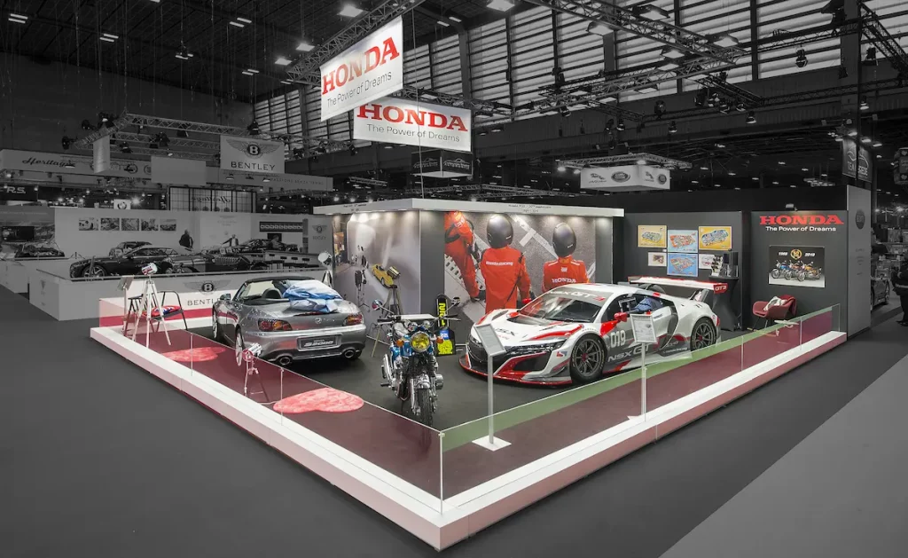 Stand sur mesure Honda réalisé par Groupe Pallas