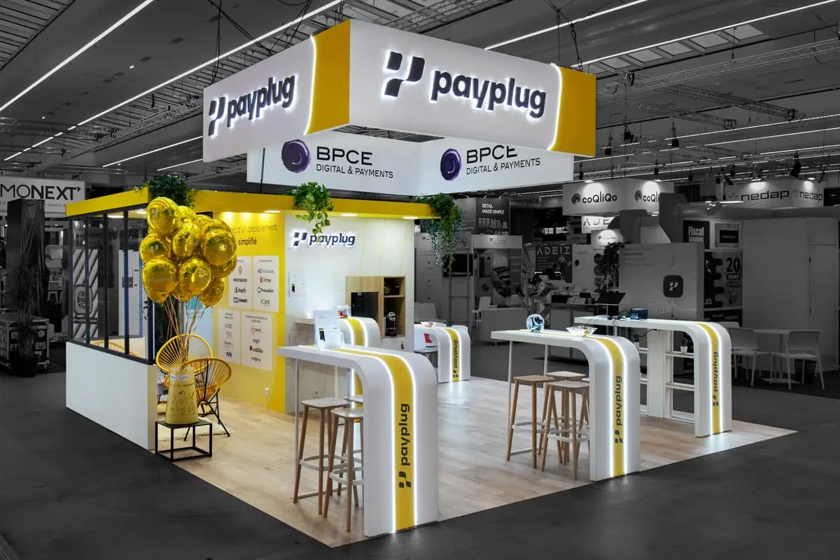 Stand sur Mesure Groupe Pallas - Payplug - Paris Retail Week